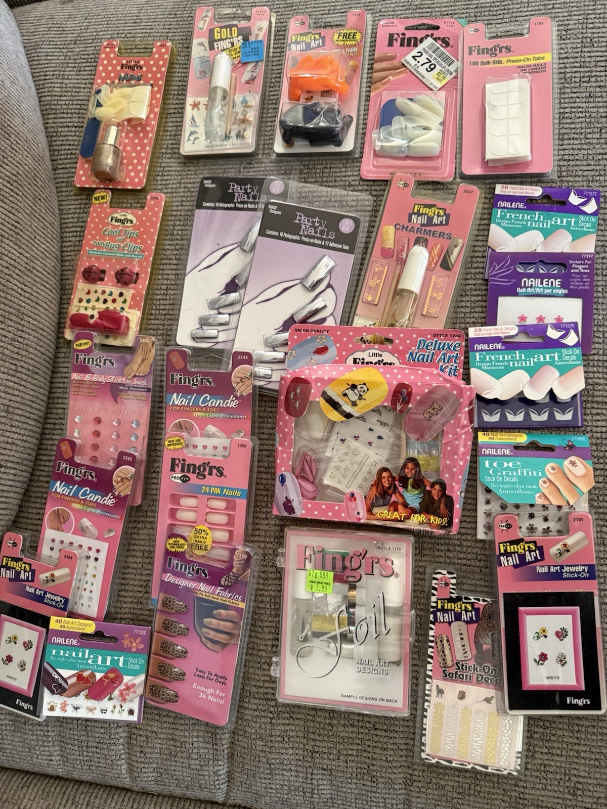 fing’rs press on nails, Nail Kits, Accessories, Etc. Bulk Lot