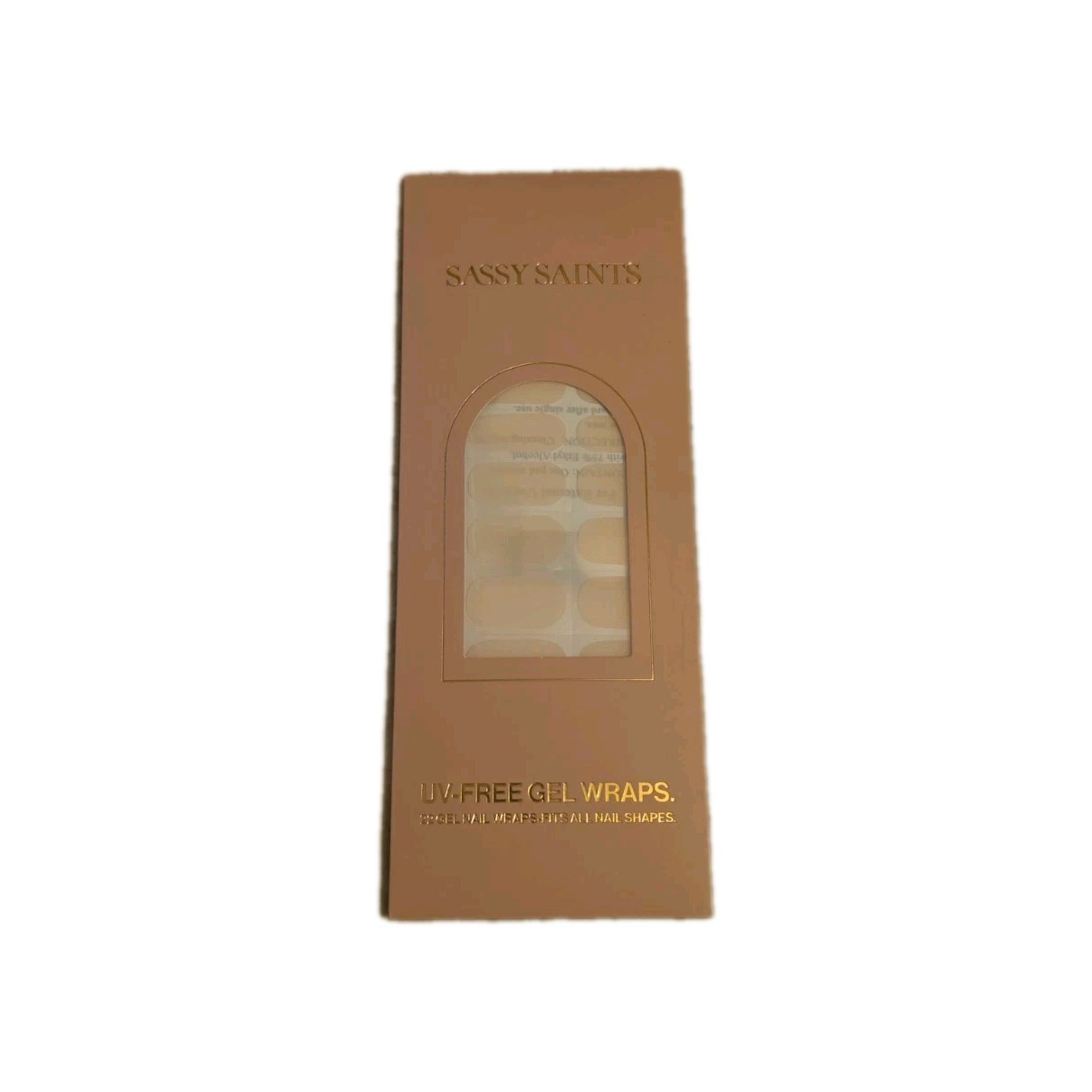 Sassy Saints UV Free Gel Nail Wraps- NEW Sugar Glaze
