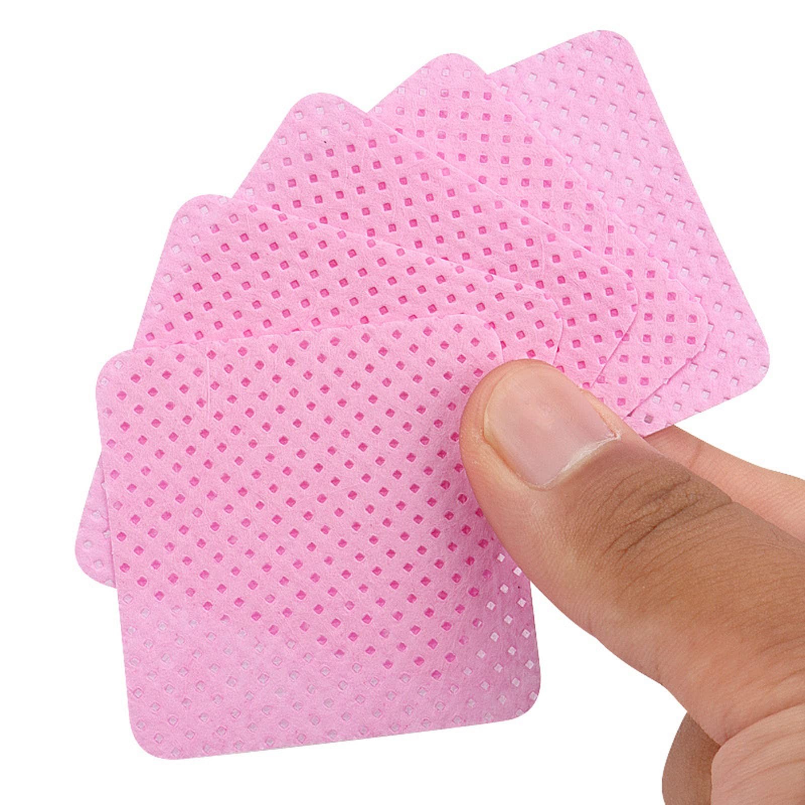 Lint Free Nail Wipes, 1200Pcs Pink Eyelash 1200 Count (Pack of 1),