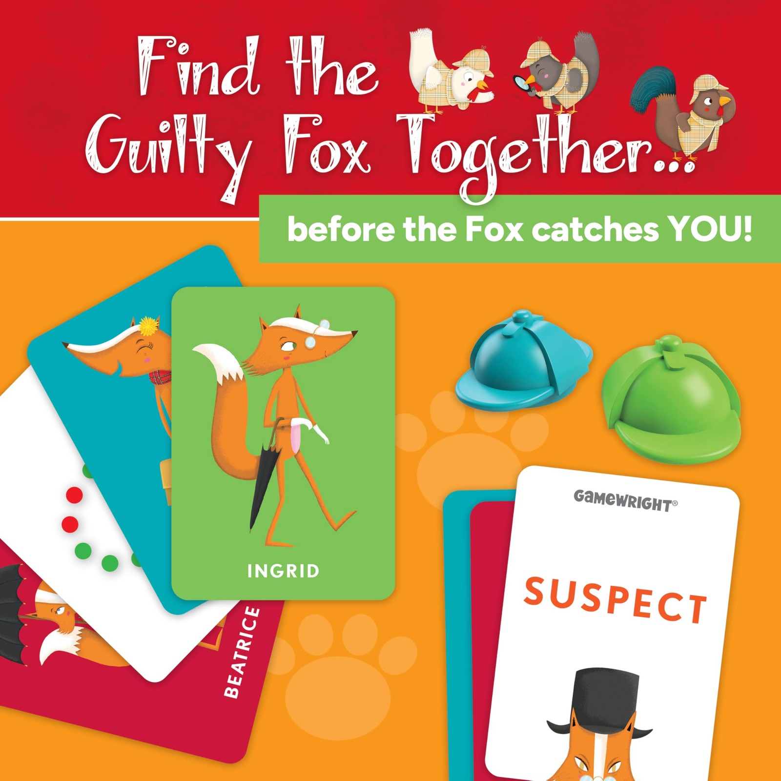 OUTFOXED, A CLASSIC WHO DUNNIT GAME FOR PRESCHOOLERS, Standard, Multi-colored