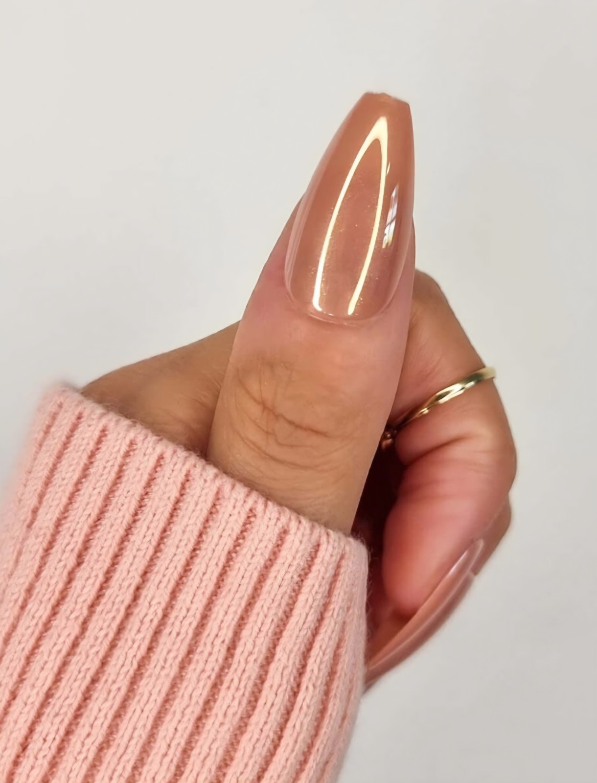 Youla Beauty Press-On Nails Beige Coffin Long – Reusable & Customisable