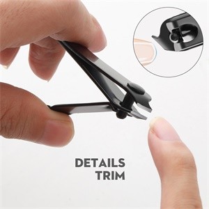 Nail Clippers Set Matte Stainless Steel 3 pcs fingernail Clippers &Slant EDG