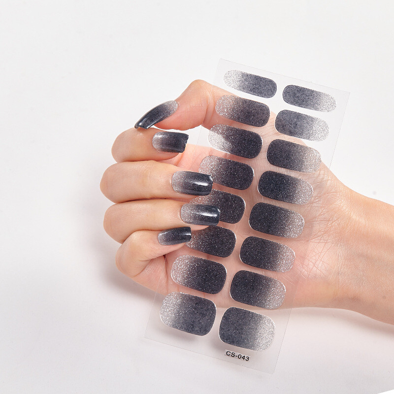 Nail Art Stickers Nail Stickers Scallion Powder Nail Stickers Nail Accessories