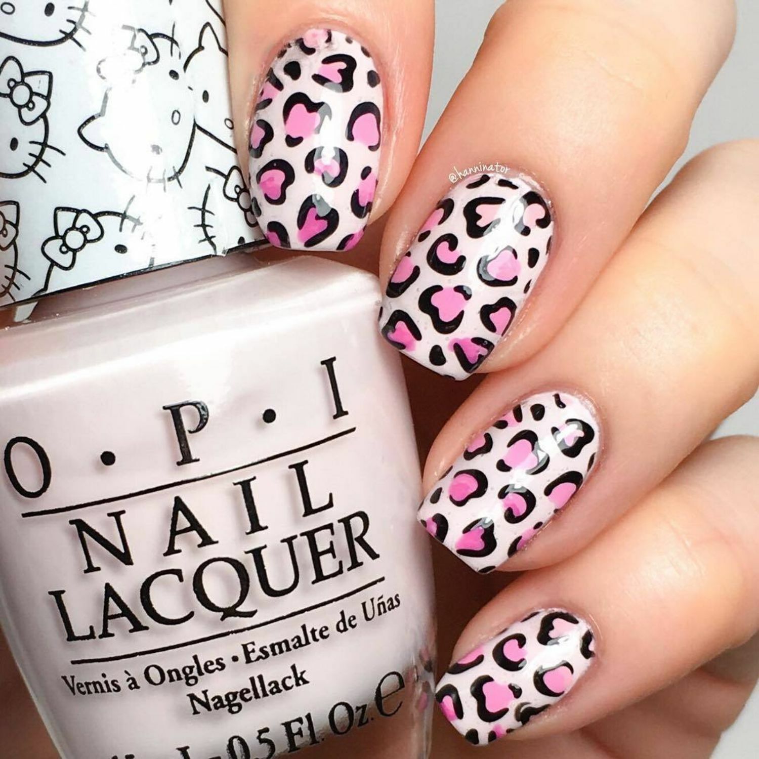 Whats Up Nails Cheetah Hearts Stencils for Nails, Valentine’s Day Nail Stickers