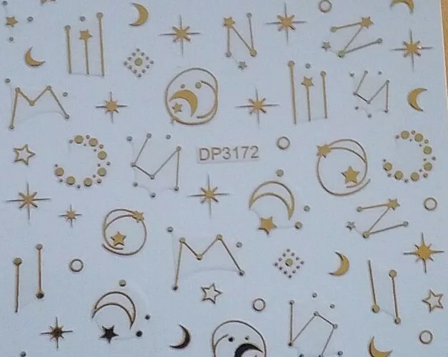 Galaxy Nail Art Stickers
