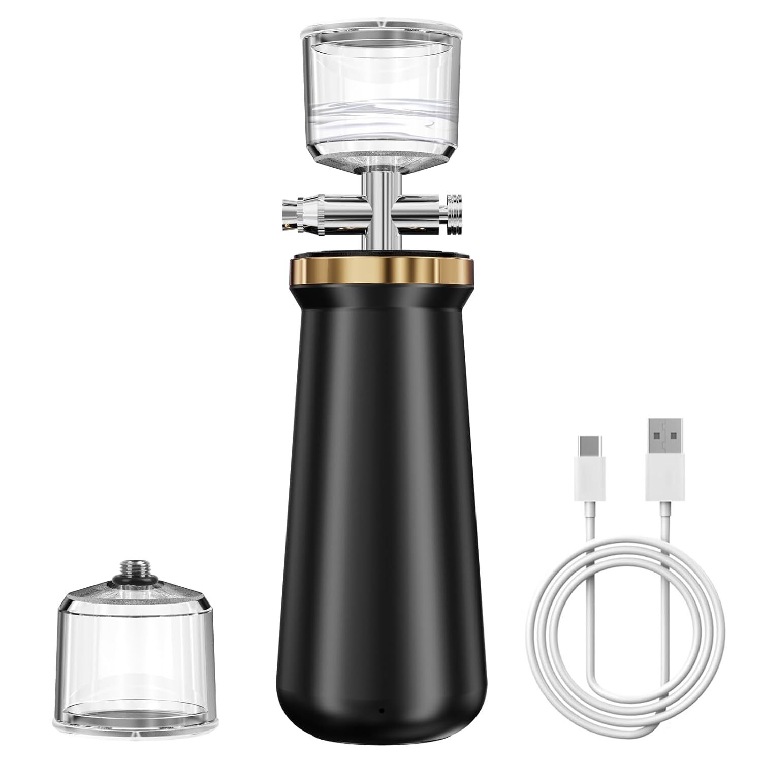 Mini Portable Rechargeable Airbrush-Makeup Kit with Air Compressor for Makeup