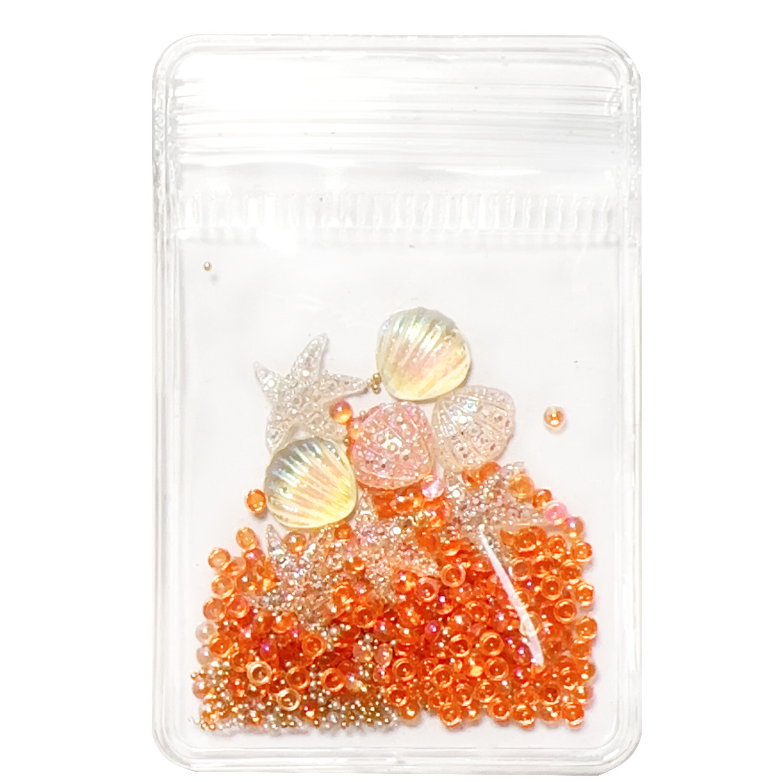 Resin Camellia Flower Nail Charms Starfish Shiny Nail Art Decoration Exquisite
