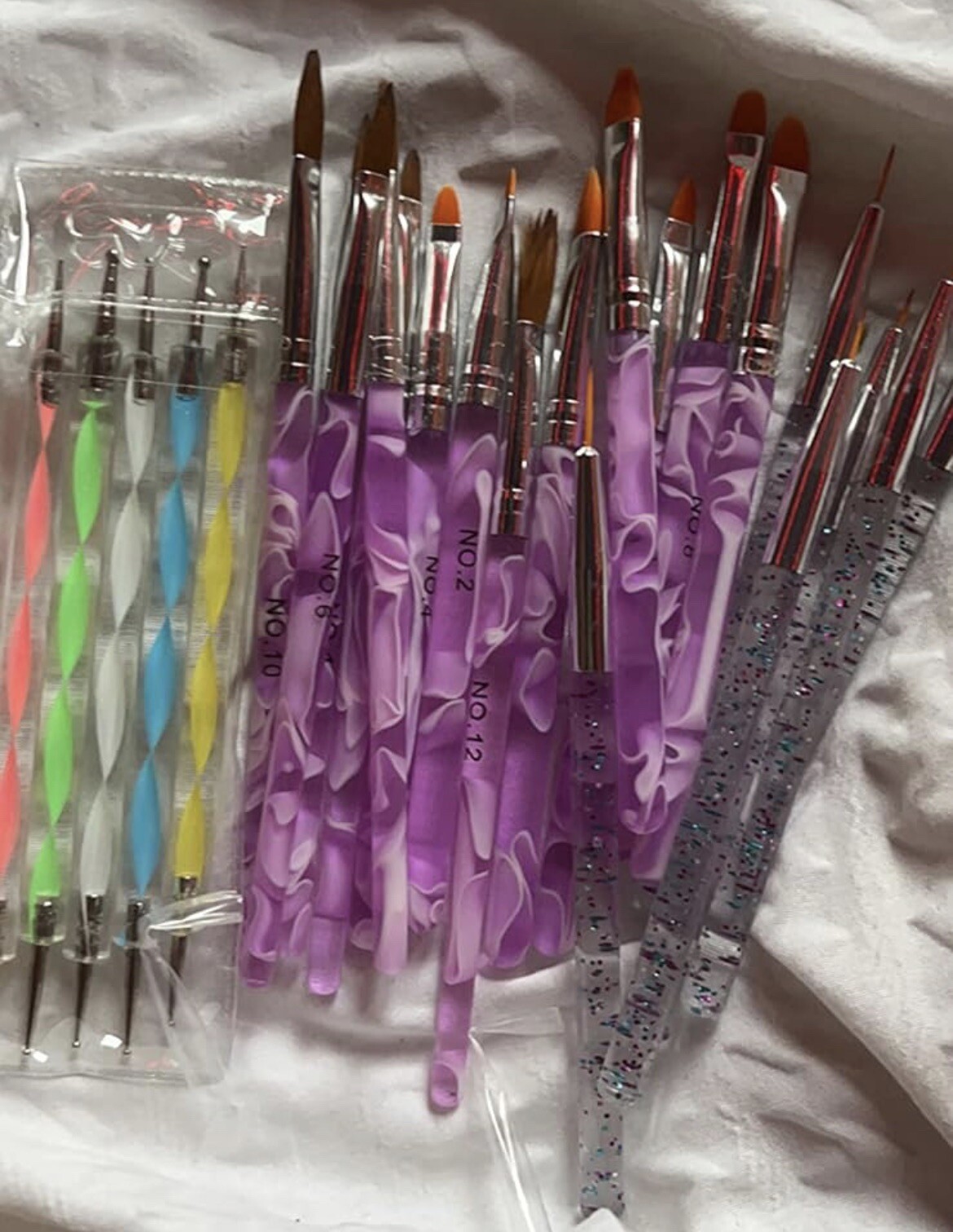 28-Piece (2 PACK) Ultimate Acrylic Nail Brush Set for Stunning Nail Art