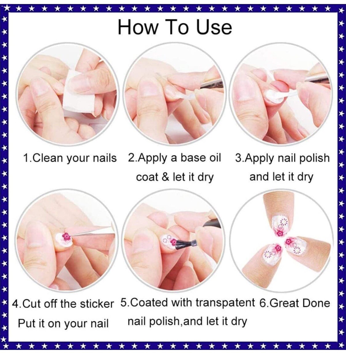 Nail Stickers Art Decal DIY Design 5D Waterproof Embossed Christmas Gold Glitter
