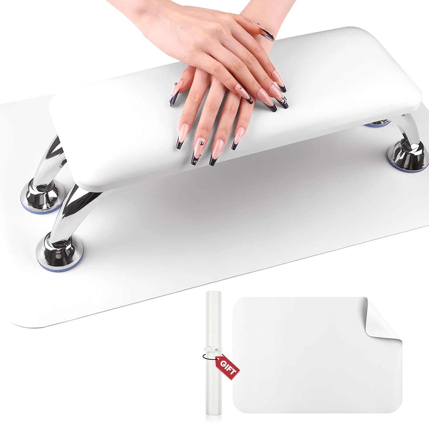 SAVILAND Arm Rest for Nails Tech Professional: 15.7″ Full-Length Nail Arm Rest f