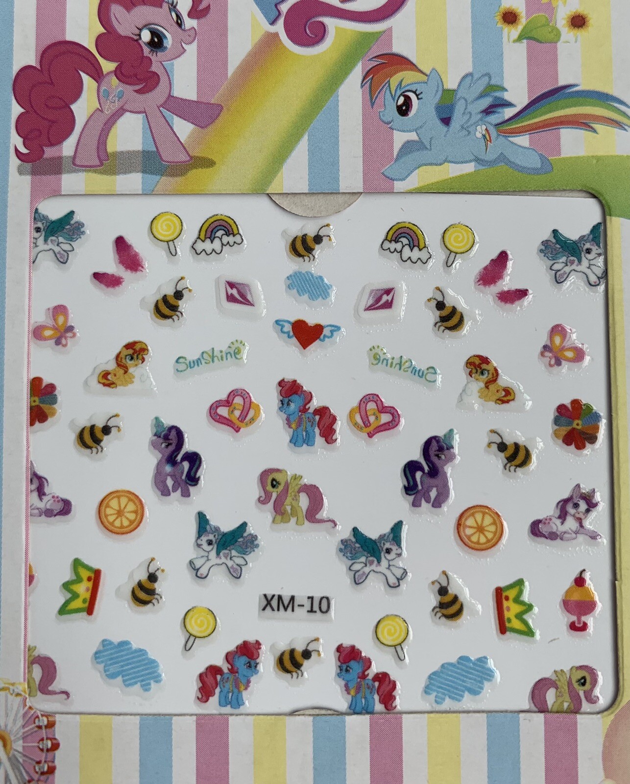 NEW My Little Pony Nail Decal Transfer Stickers