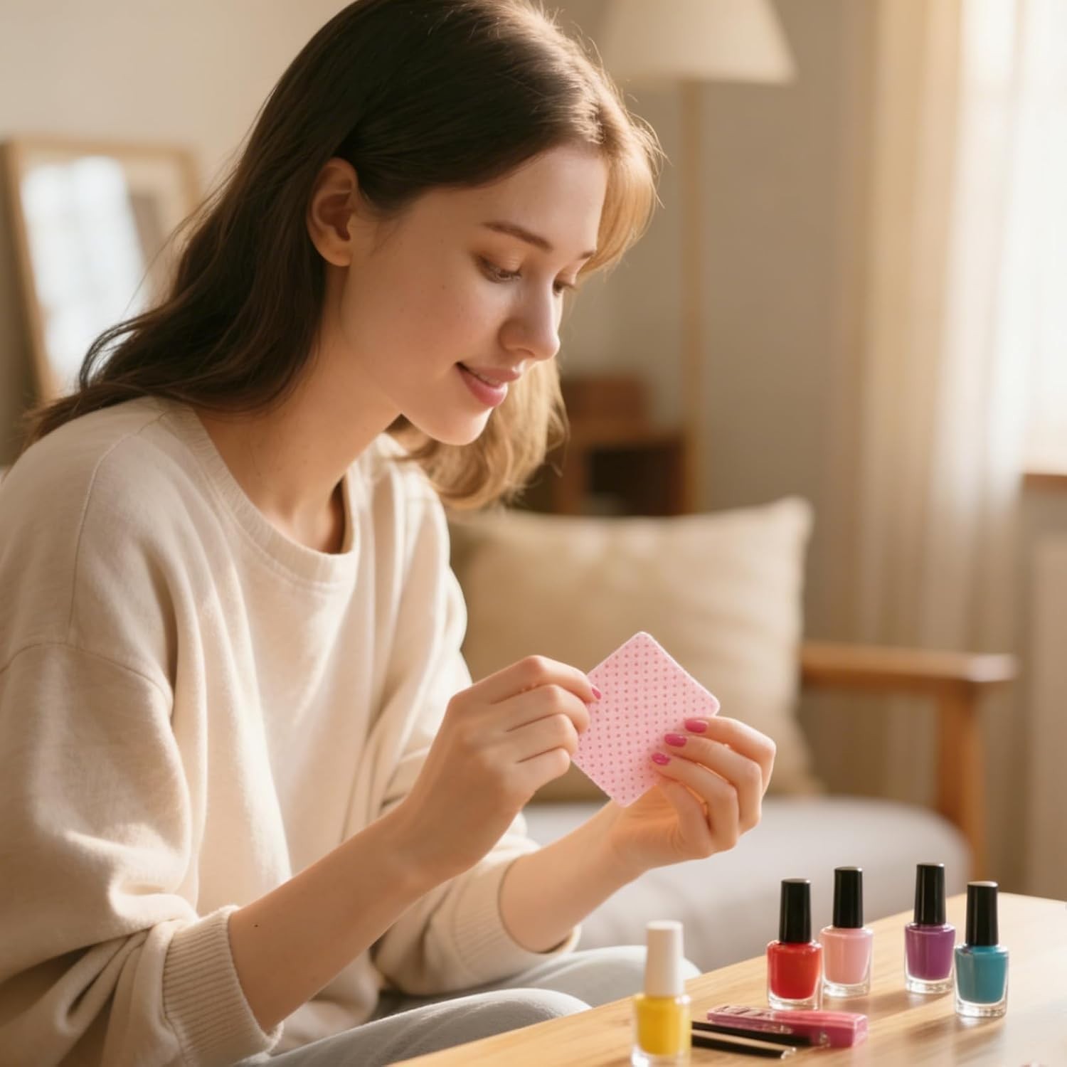 720Pcs Lint-Free Nail Wipes | Acetone-Free Polish Remover for Flawless Results