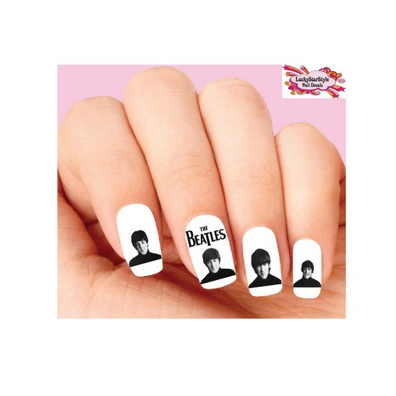 Waterslide Nail Decals Set of 20 – The Beatles Assorted