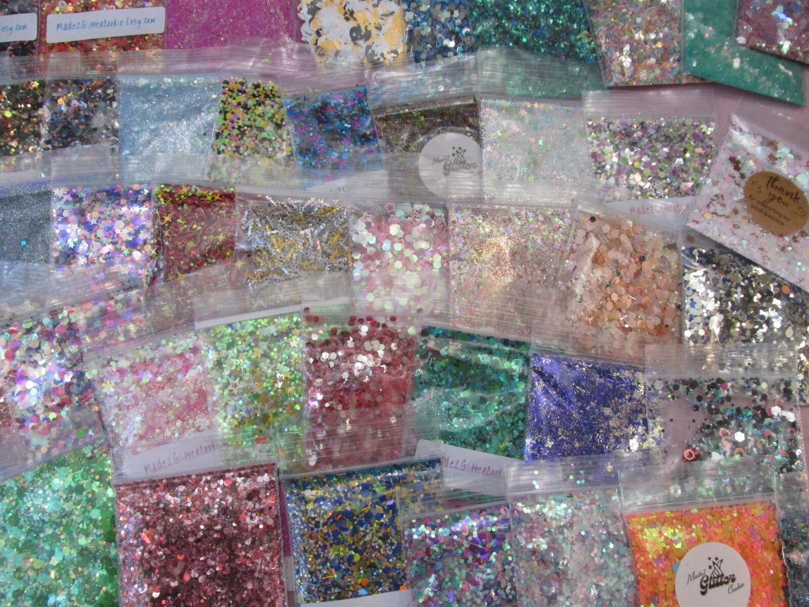 40 pieces Glitter Bundle for nail art