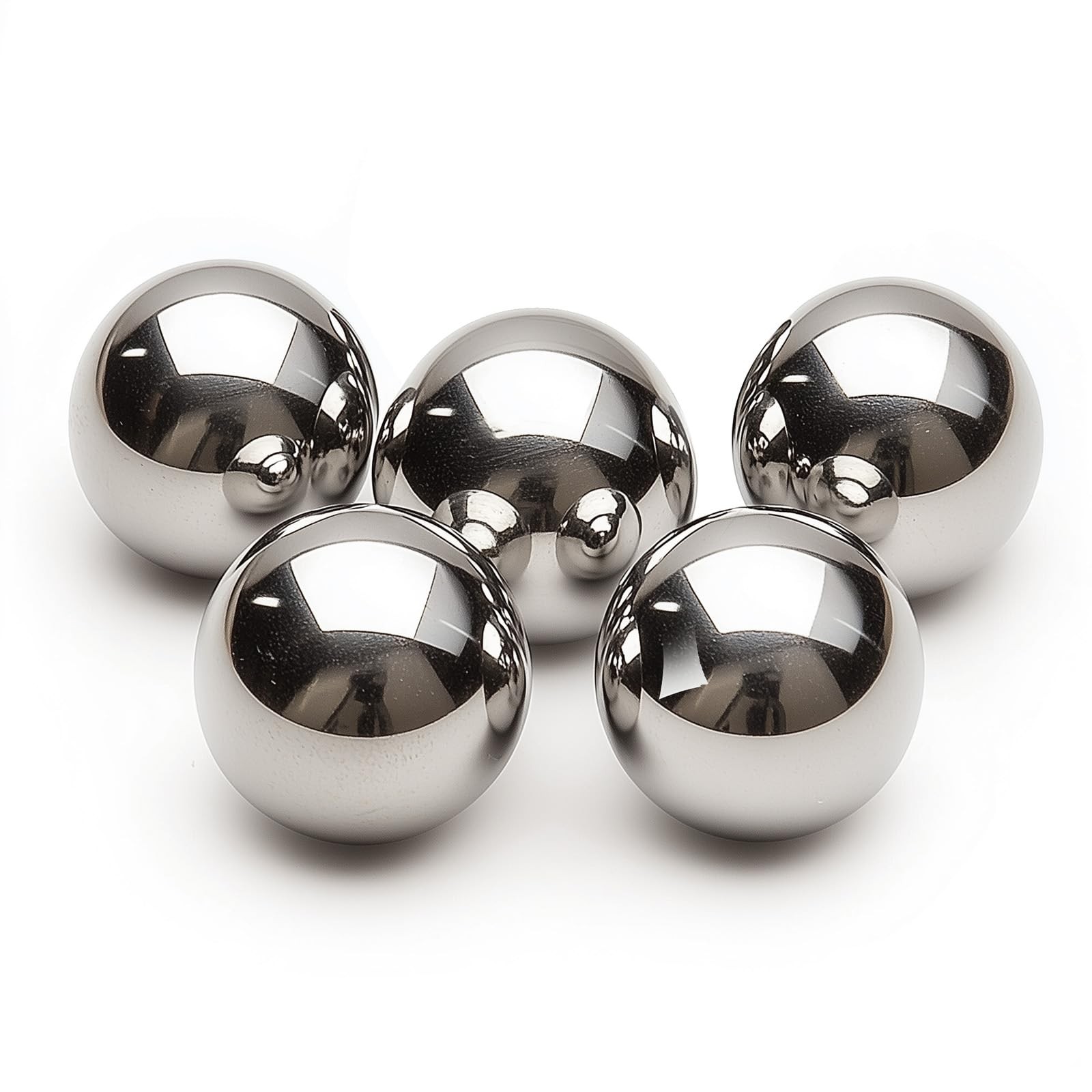 5 Pack 11/16 Inch 304 Stainless Steel G100 Precision Bearing Balls Heavy Duty