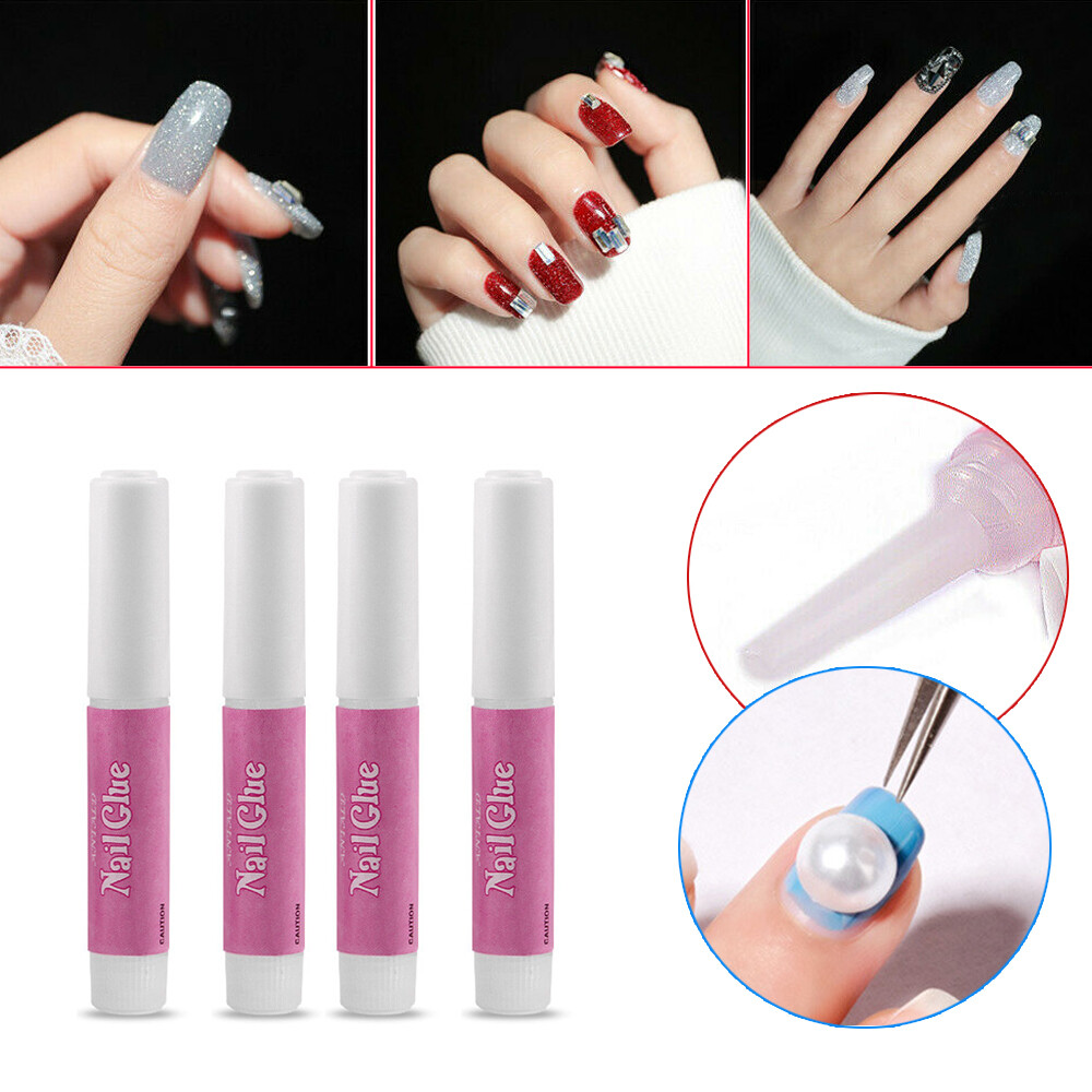 10x Strong Glue DIY Professional For Acrylic Nail Art Tips Decoration Tools