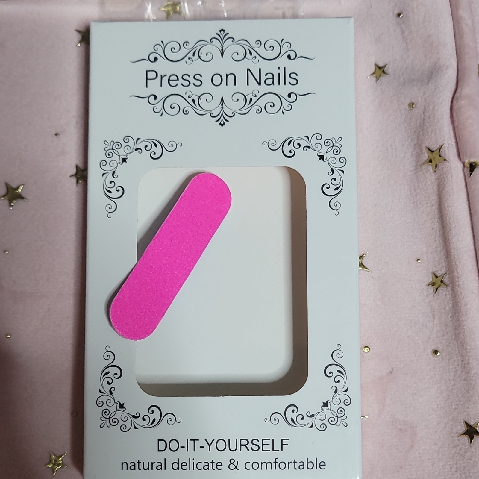 Full Cover Press-On Nails Abstract Oval Medium Black/White Multicolor
