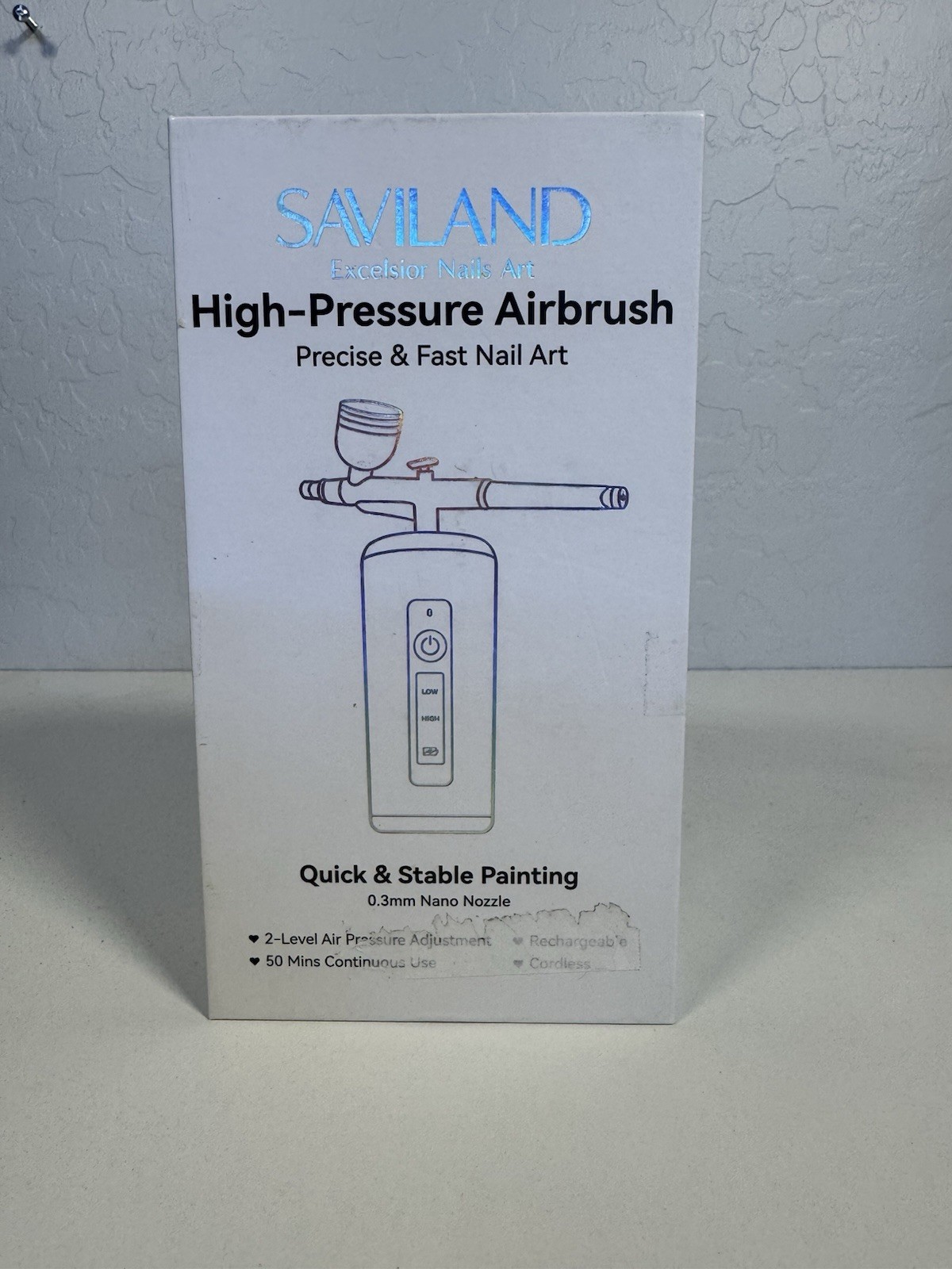 Saviland High-Pressure Airbrush Nail Art
