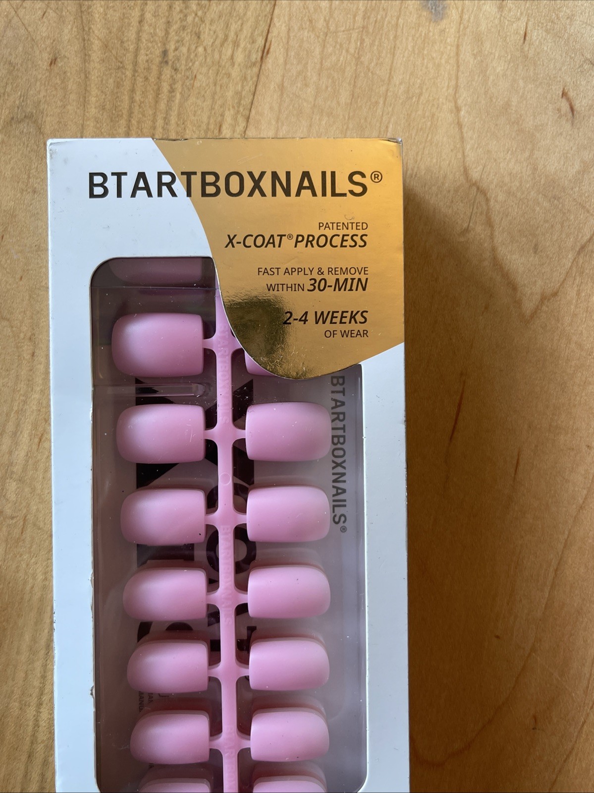 BTARTBOXNAILS X-Coat PRESS PROCESS 160 NAILS NEW IN BOX