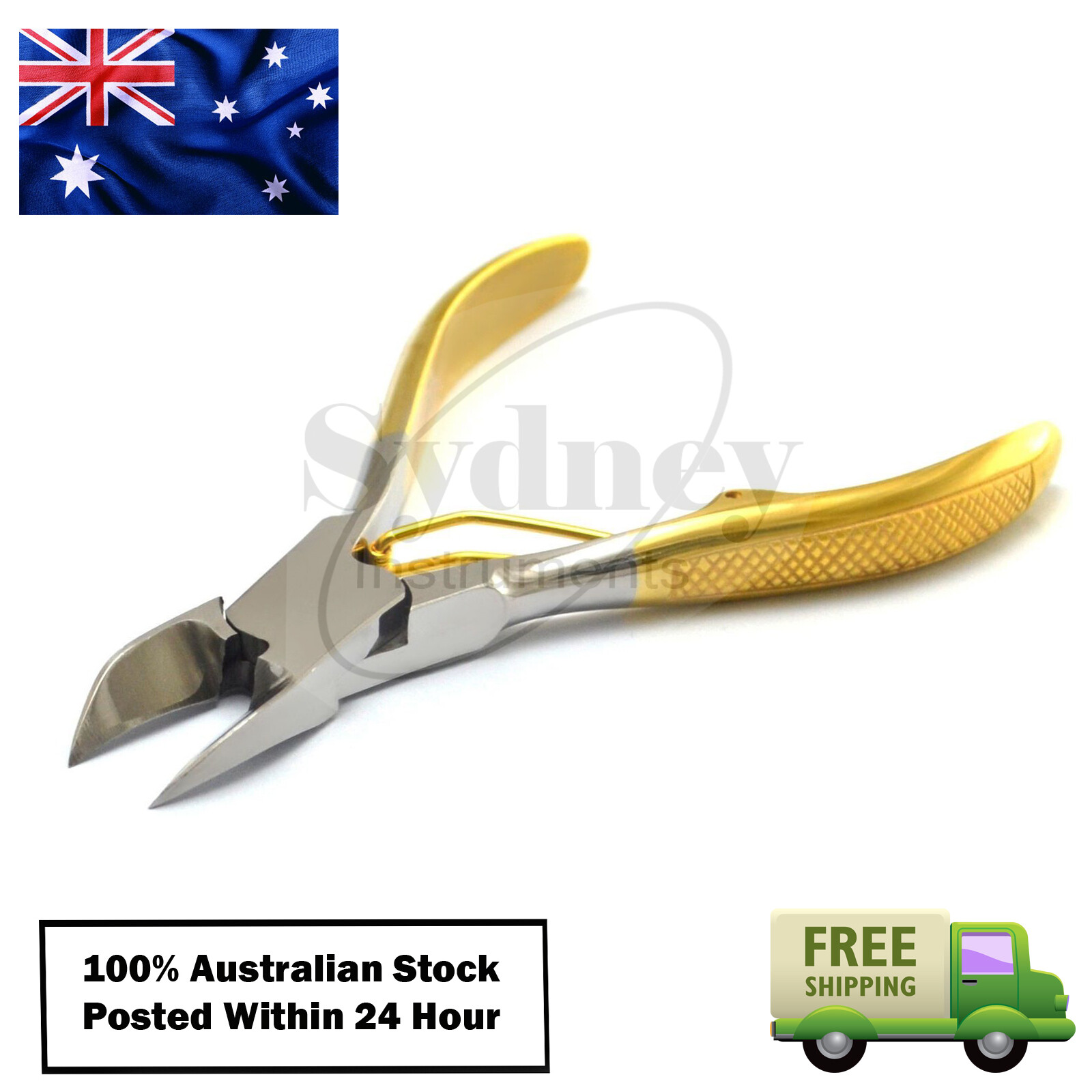Toe Nail Clipper Cutter Heavy Duty Thick Nail & Acrylic UV Fake Nail Edge