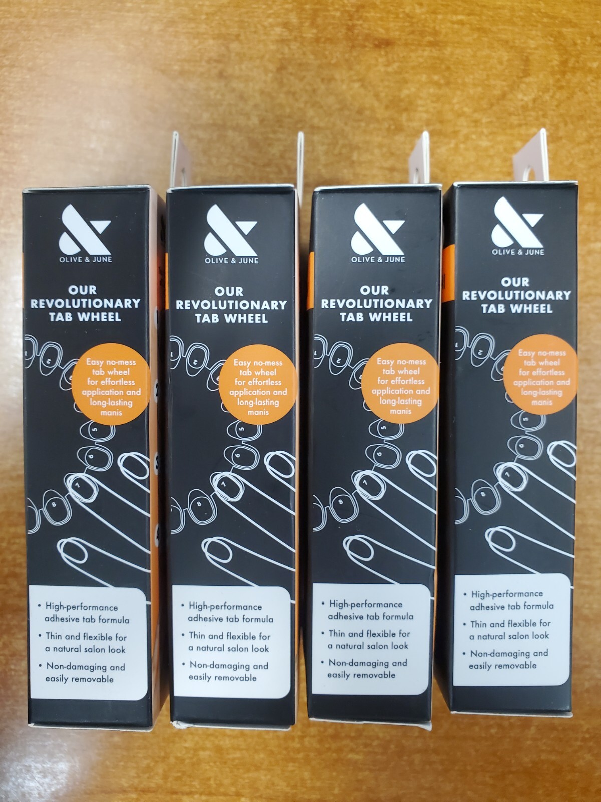 4Pk: Olive & June Press On Nails Super Stick Mani Assorted *HALLOWEEN* Theme E9E