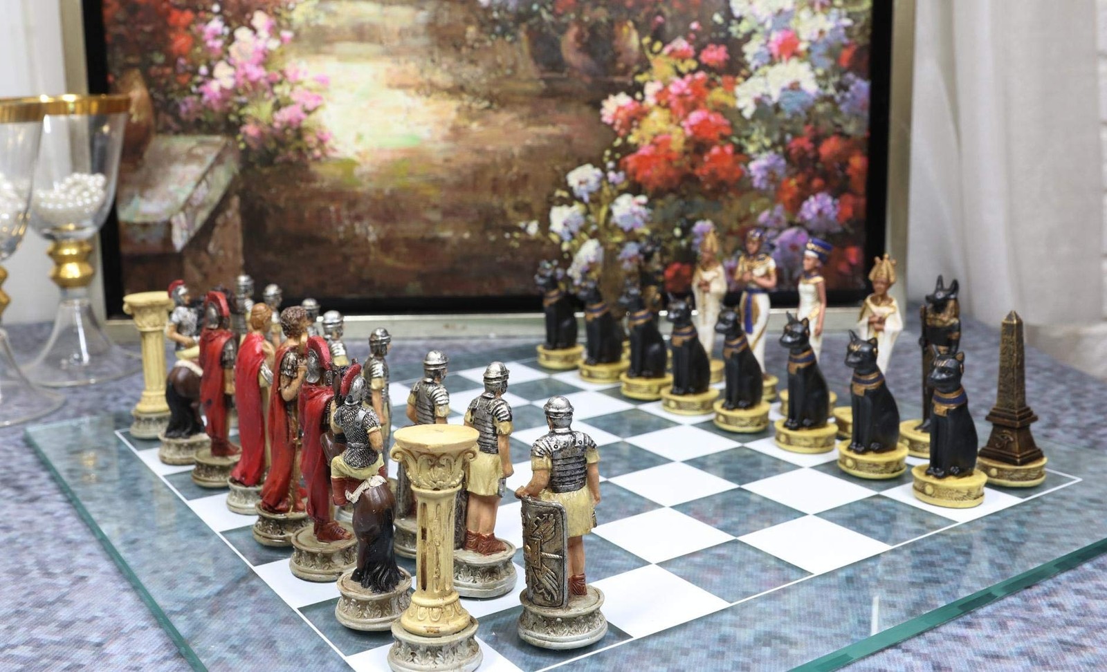 Ebros Gift Historical Themed 17 inches by 17 0.1 centimeters, White