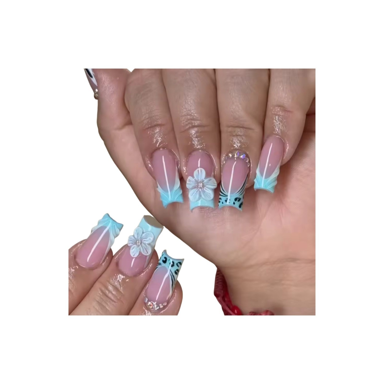 Olalaclayco Handmade Press On Nails, Hand Painted Gel False Nails, Luxury Custom