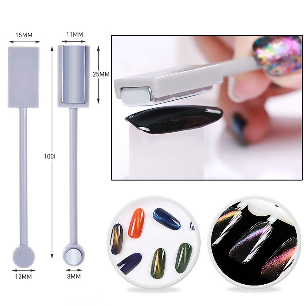 6Pcs Cat Eye Nail Magnetic Pens Set for Stunning Ombre and Flower Designs