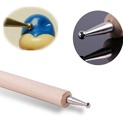 9 Pcs Polymer Clay Tools Kit Clay Modeling Tools for Painting Embossing Nail Art