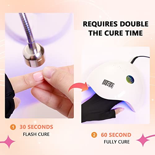 SINOKAME NEUTRAL XS COFFIN SOFT GEL TIPS EXTRA SHORT GEL PRESS ON NAILS