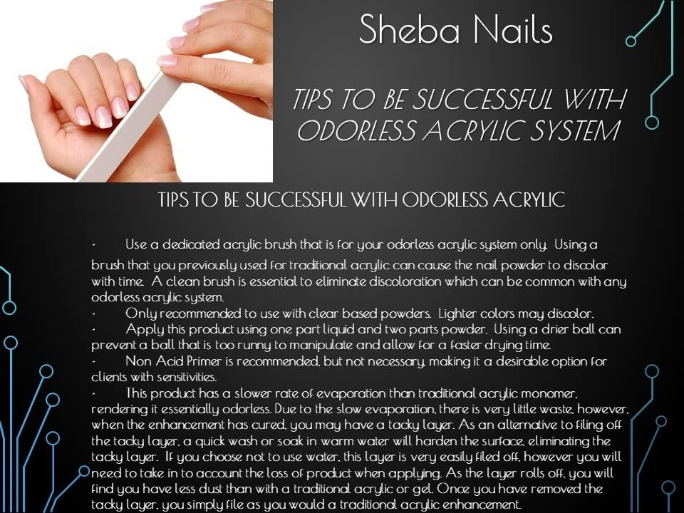 Professional Odorless Acrylic Nail Kit for State Board Exams – Easy Application
