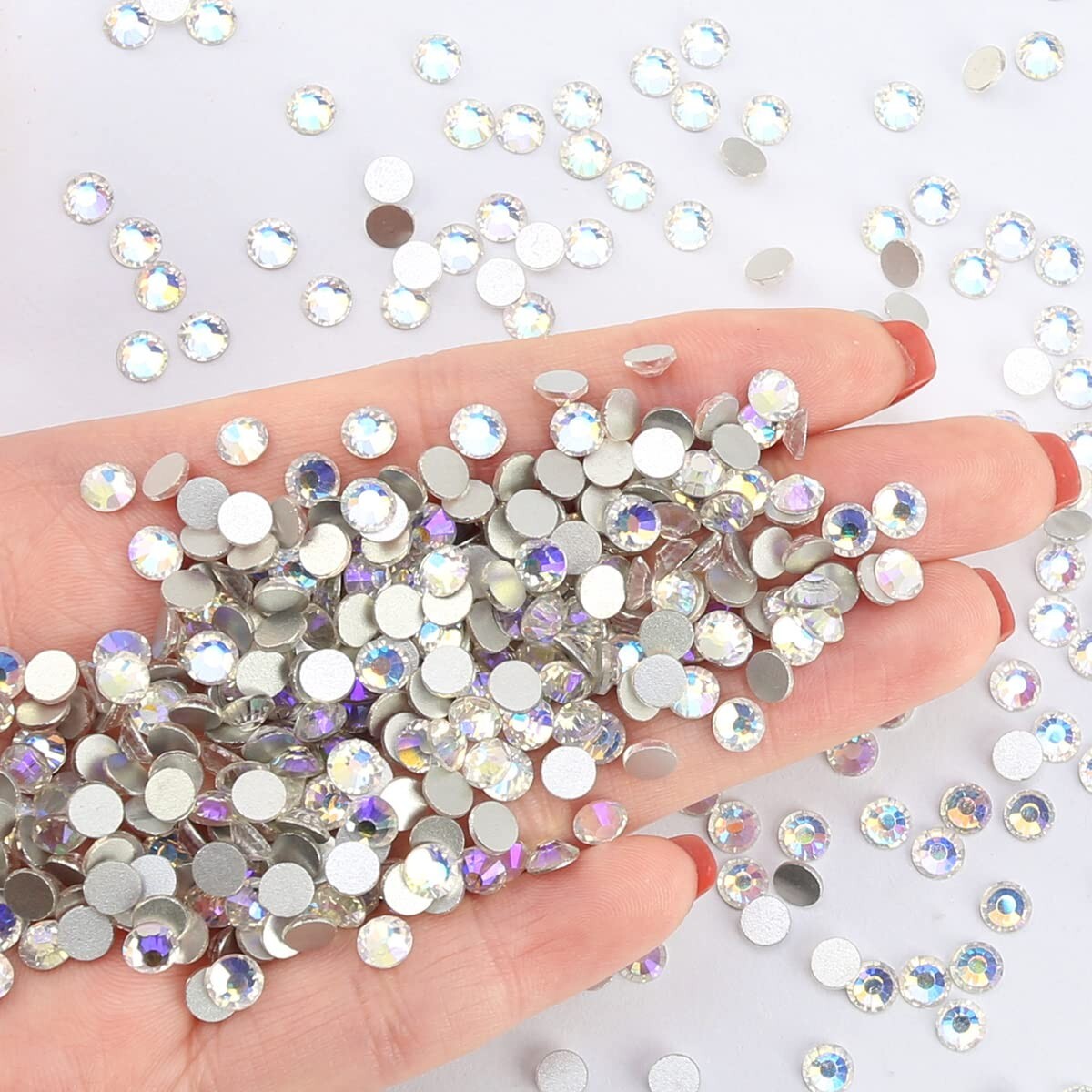 Moonlight purple Non Hotfix Crystal Rhinestones Flatback Gem Nail Art Decoration