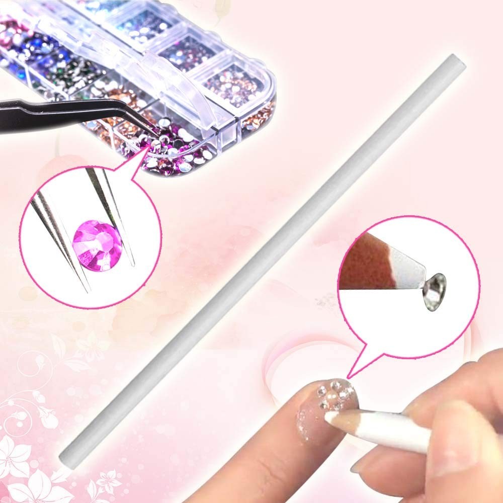 Ultimate 6400pcs Nail Art Rhinestones and Glitter Kit for Fashion Forward Looks