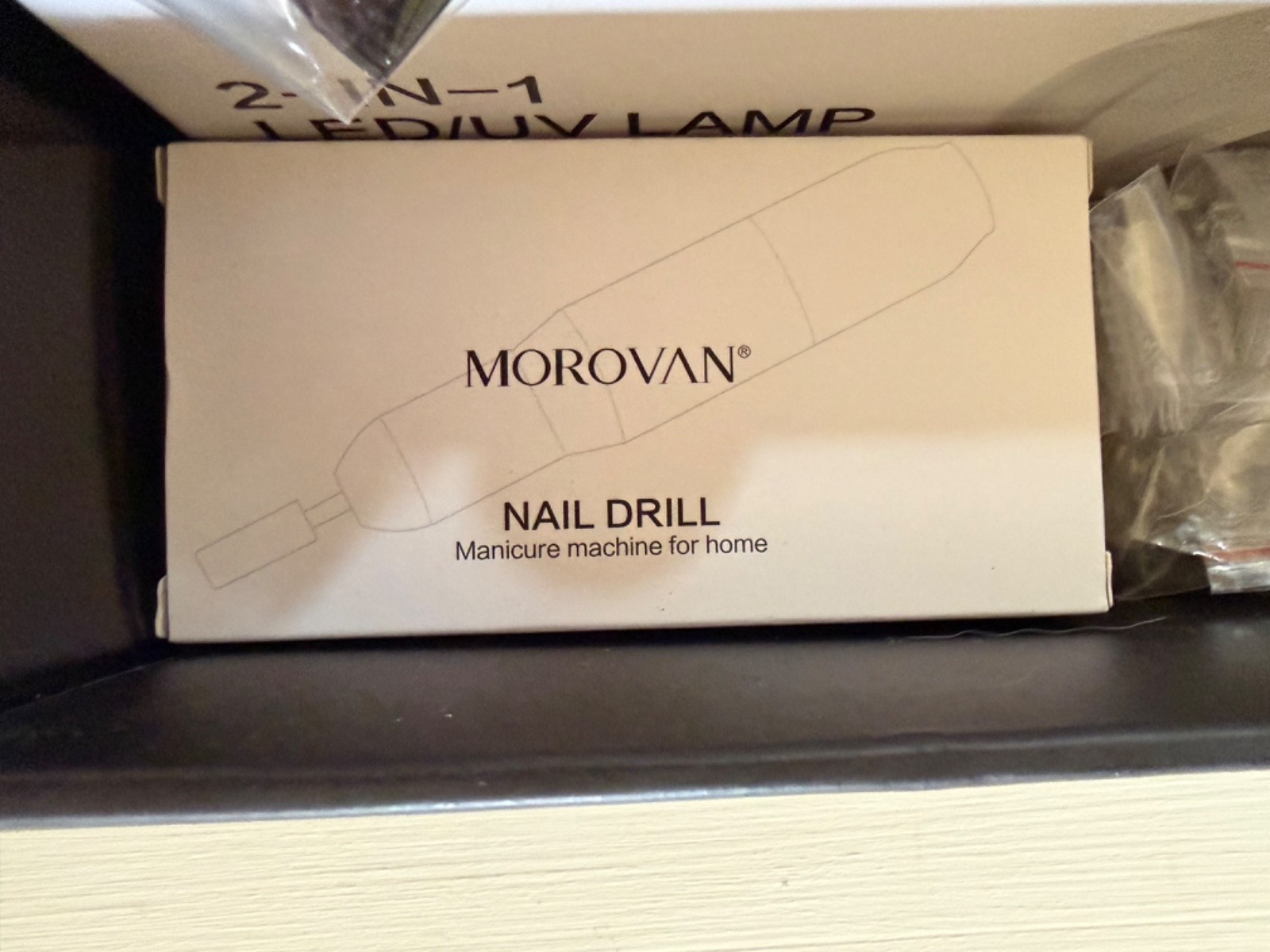 Morovan Professional Nail Art Acrylic Nail System with Drill & Dryer Open Box
