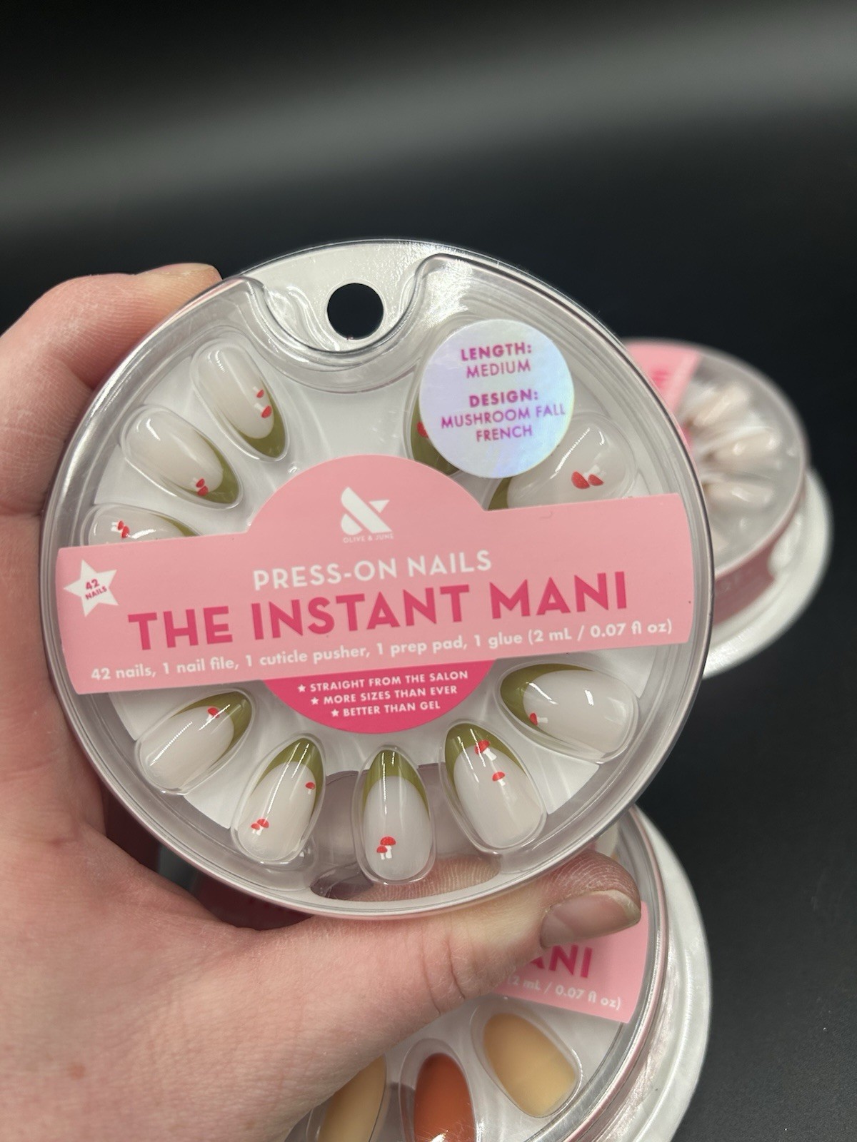 3 Olive & June Press-On Nails Instant Mani Medium (Bundle deal