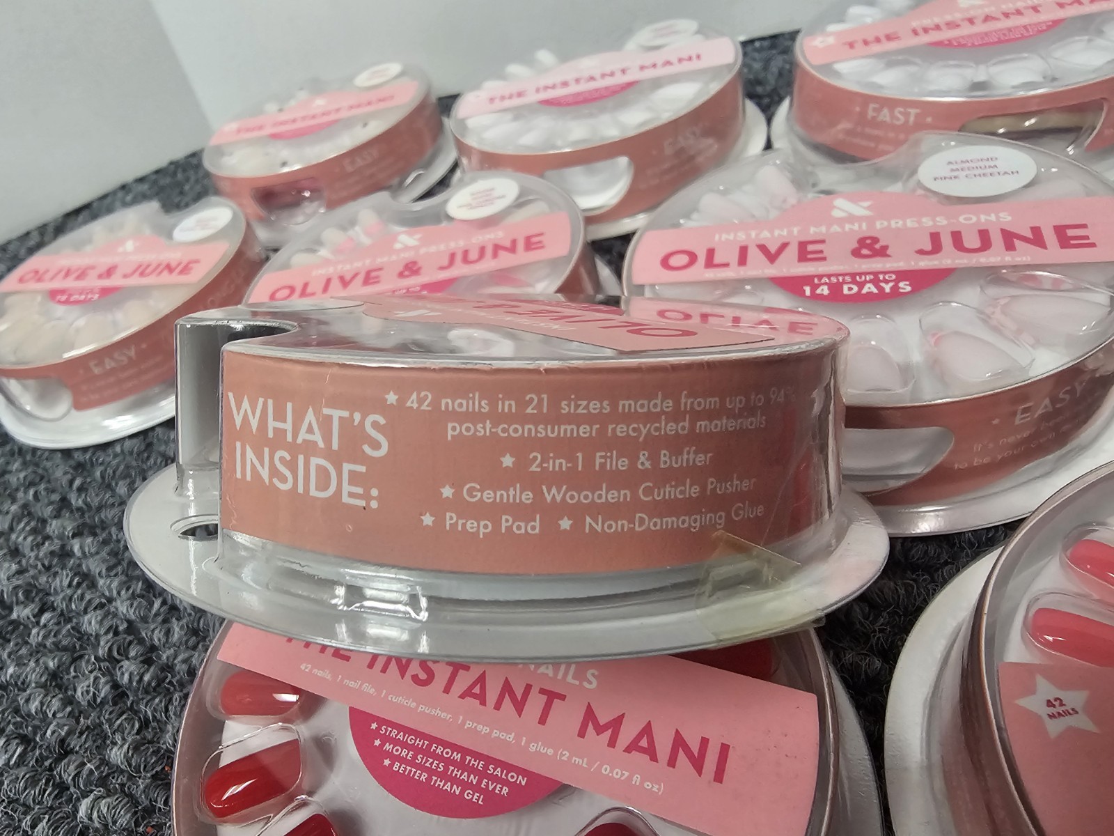 Lot of 10, Assorted Olive & June Mani Press on Nails – check pics for assortment