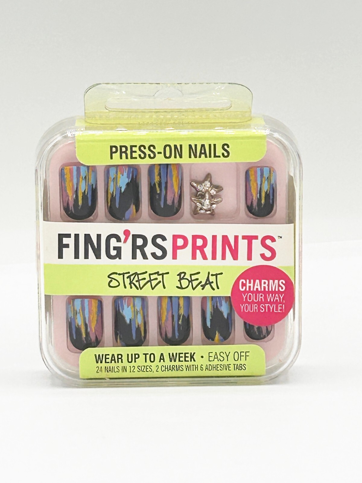 Fing’rs Prints Press-On Nails, Shiny Finish, Short (Choose Your Color)