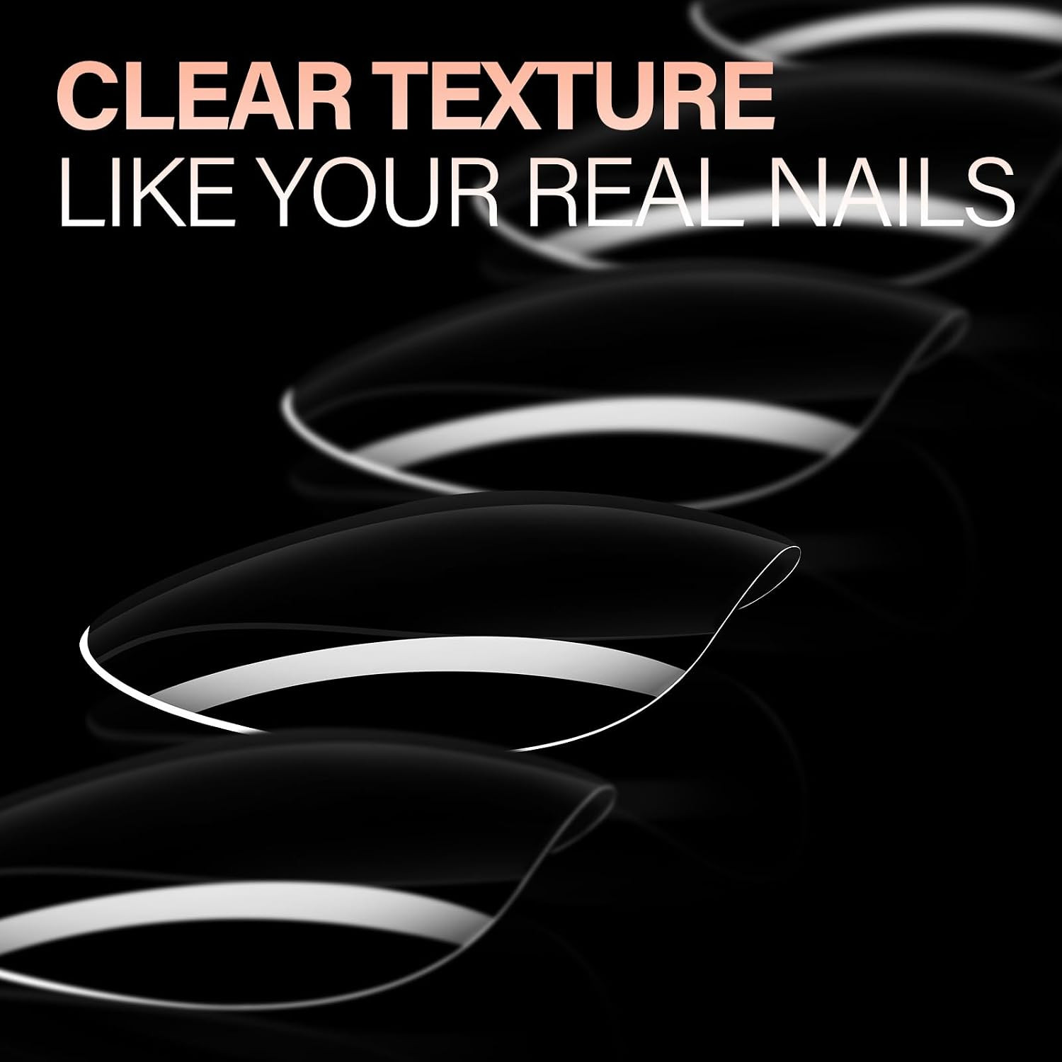 Short Oval round Nails 504PCS Clear Gel Tips | Press On, Full Cover, Fake Gelly