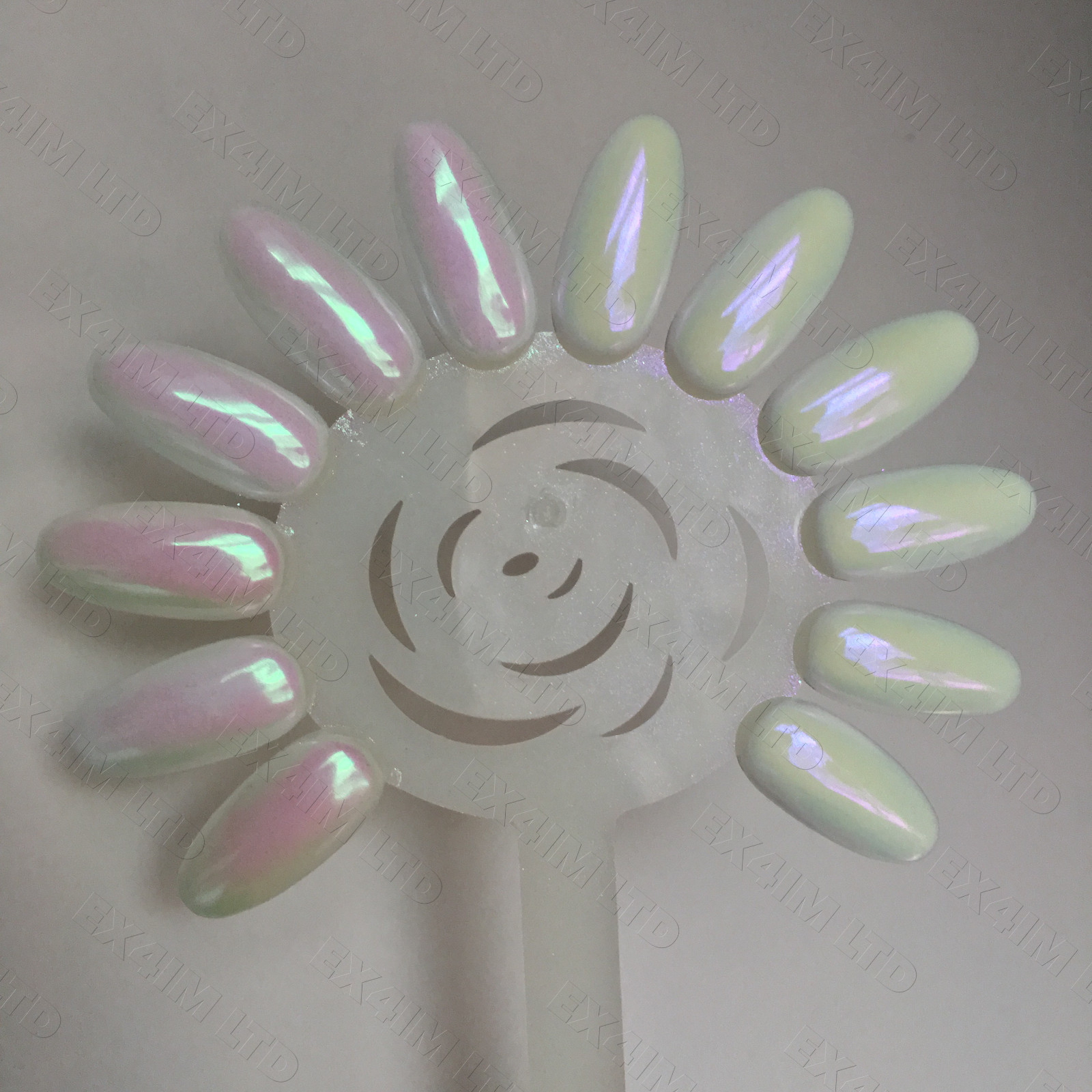 NEW Multicolor Ceramic Pigment Nails Porcelain Mirror Powder Mermaid Effect UK