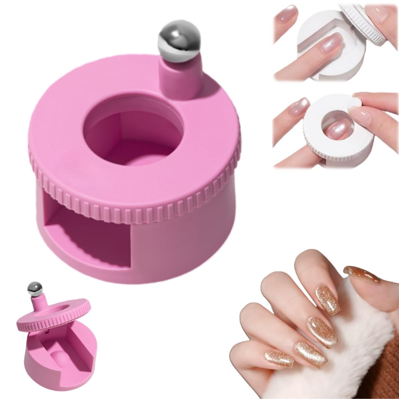 NEW Rotating Automatic Glass Bead Super Strong Cat Eye Magnet Beginner-Friendly
