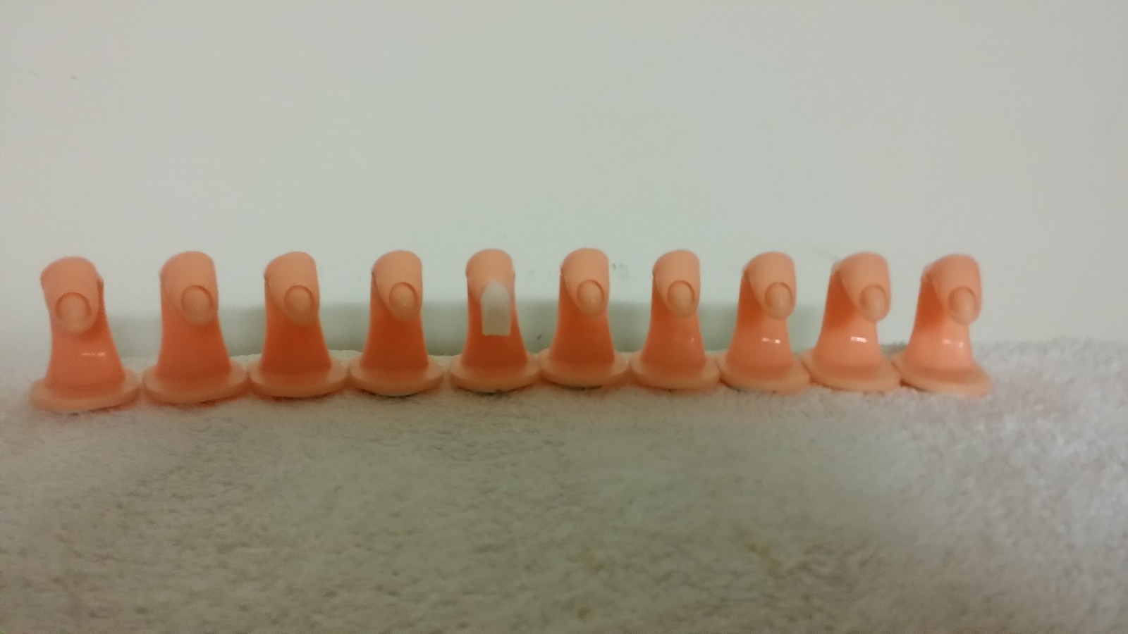 NAIL ART DISPLACE, NAIL ARTS DECORATION STAND, or PRACTICE, Set of 10, US Seller