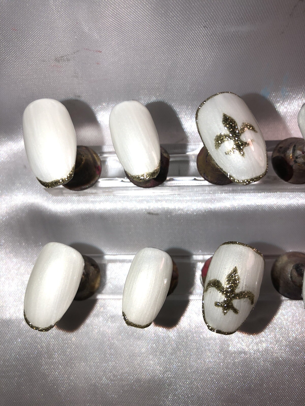 Z NAILZ! Gorgeous Set Of Handmade MARDI GRAS Press On Nails