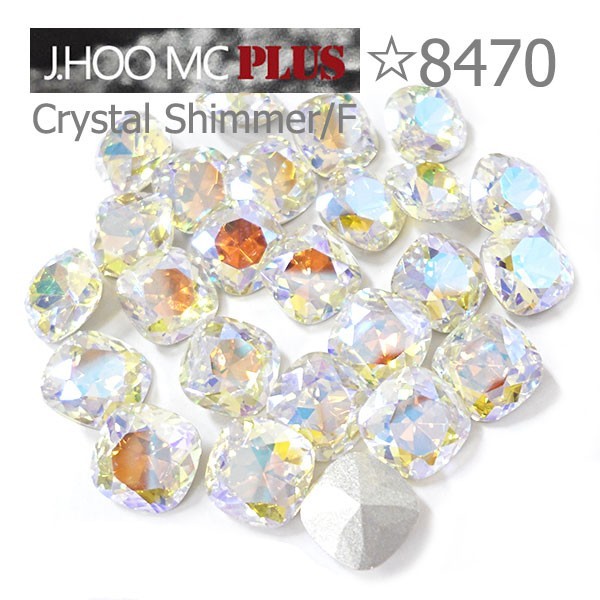 J.HOO Crystal 8470 Cushion V-Cut Fancy Rhinestones 8mm Nail Art (10pcs)
