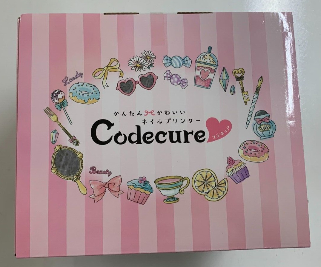 Takara Tomy Nail Printer Codecure Nail Printer 120 Designs & Arrange Book 100V