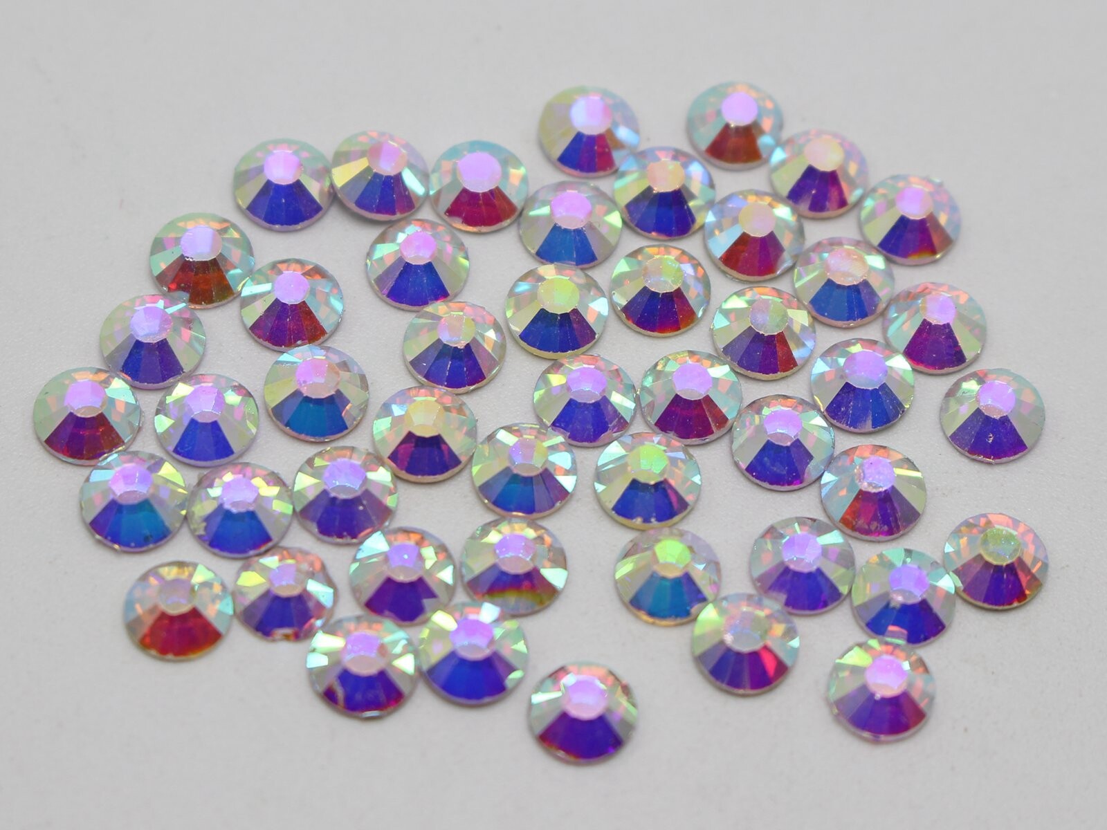 1440 Pcs Flatback Crystal Glass Rhinestone Gems SS20 Nail Art Tips