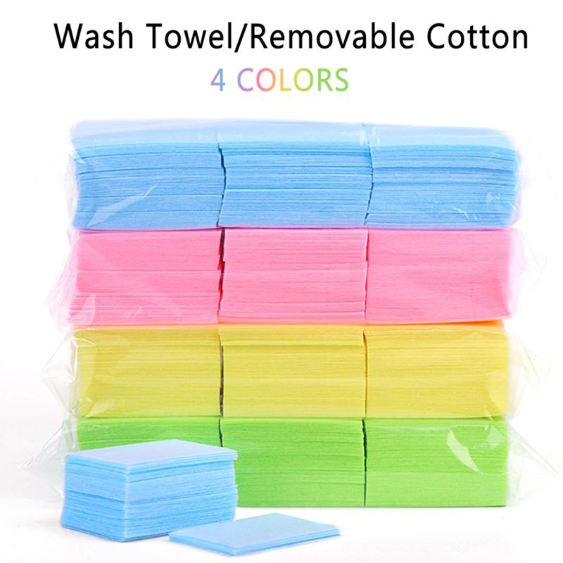 1000 Pcs Acrylic UV Gel Tips Cotton Nail Polish Remover Cleaner Wipes Lint F-y-
