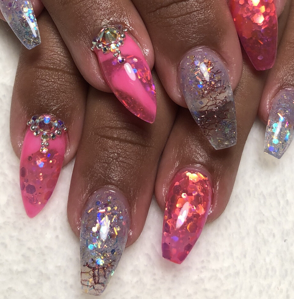 Nail Glitter Art