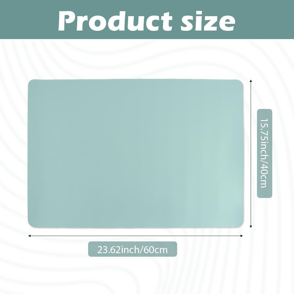 Nail Mat for Manicure 24″ Waterproof Microfiber Leather Desk Pad Table Protector
