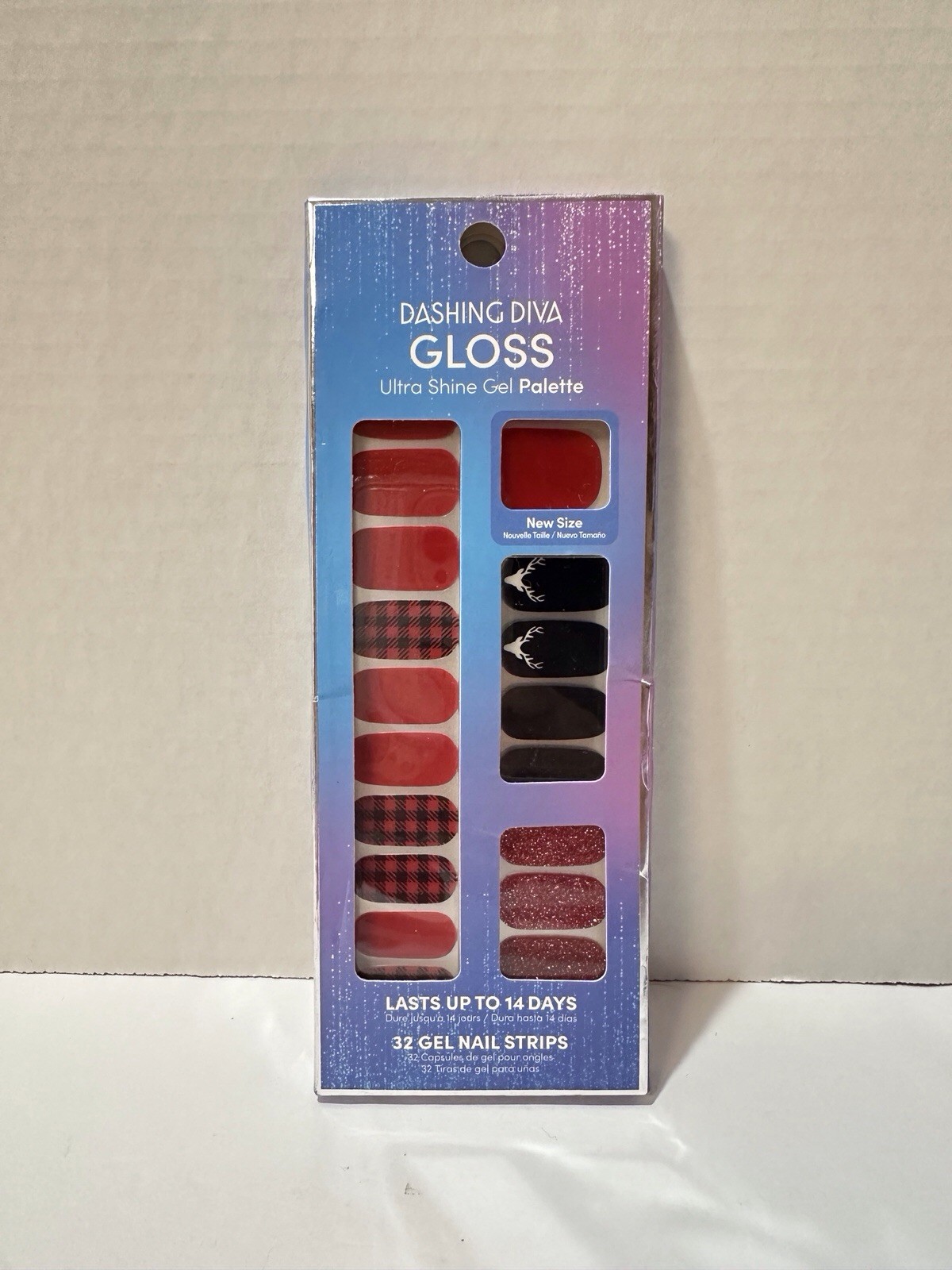 Lot Of 8 Pack Of Dashing Diva Gloss Ultra Shine Gel Palette Nail Strips NEW