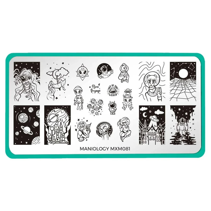 Maniology MXM081 & MXM082 Starstruck Mani & Me Nail Stamping Plate Set